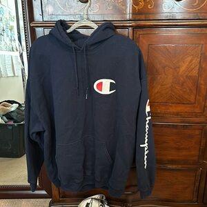 Champion dark blue hoodie